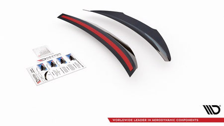 Maxton Spoiler Cap Fiat 124 Spider Abarth - Gloss Black