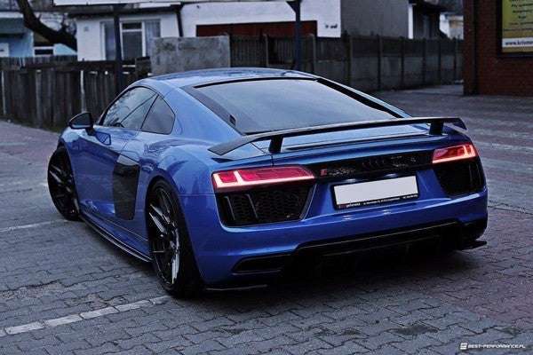 Maxton Rear Side Splitters Audi R8 Mk.2 - Gloss Black