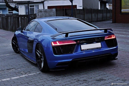 Maxton Rear Side Splitters Audi R8 Mk.2 - Gloss Black