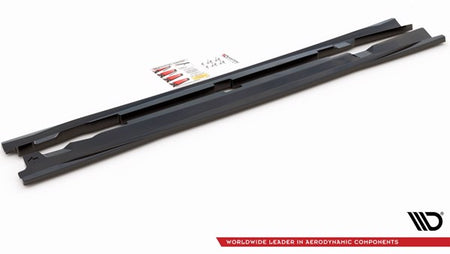 Maxton Side Skirts Diffusers Mercedes-Amg Gt 53 4-Door Coupe - Gloss Black