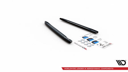 Maxton Rear Side Splitters Volkswagen Arteon R - Gloss Black