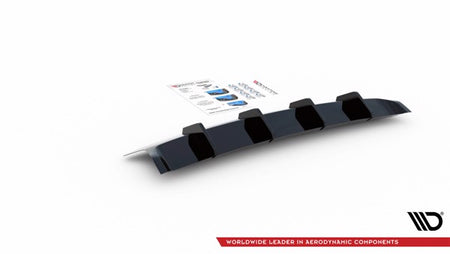 Maxton Rear Valance Volkswagen Touareg R-Line Mk3 - Gloss Black