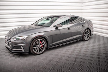 Maxton Street Pro Side Skirts Diffusers Audi A5 S-Line / S5 Sportback F5 - Black