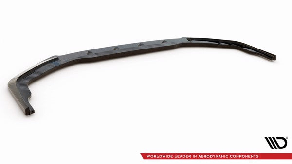 Maxton Front Splitter Nissan Gtr R35 Facelift - Gloss Black