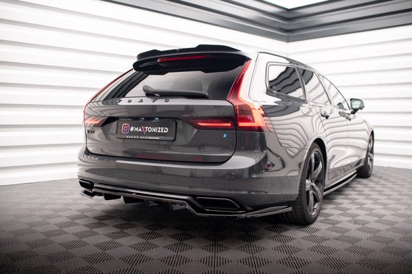 Maxton Spoiler Cap Volvo V90 R-Design Mk2 - Gloss Black