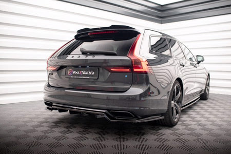 Maxton Spoiler Cap Volvo V90 R-Design Mk2 - Gloss Black