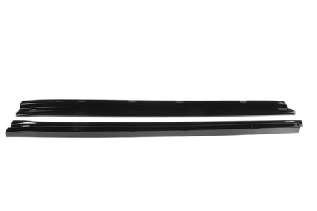 Maxton Side Skirts Diffusers Fiat 500 Hatchback Preface - Gloss Black