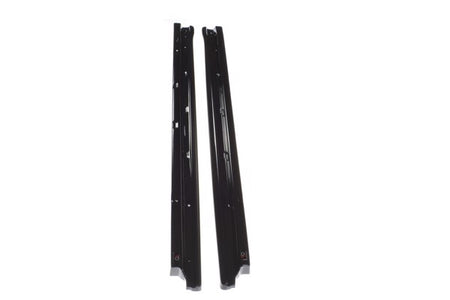 Maxton Side Skirts Diffusers Fiat 500 Hatchback Preface - Gloss Black