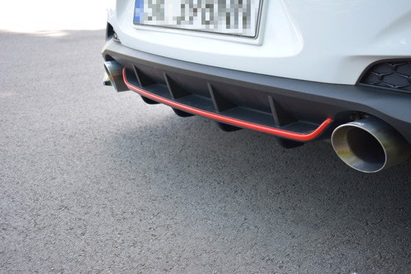 Maxton Rear Valance Hyundai I30 N Mk3 Hatchback - Gloss Black