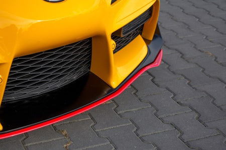 Maxton Front Splitter V.3 Toyota Supra Mk5 - Gloss Black