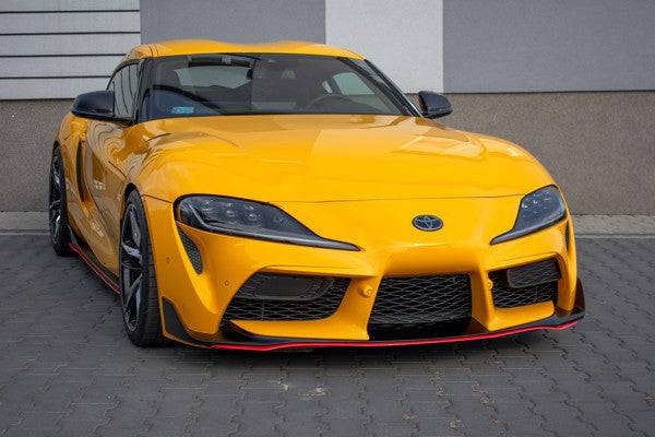 Maxton Front Splitter V.3 Toyota Supra Mk5 - Gloss Black