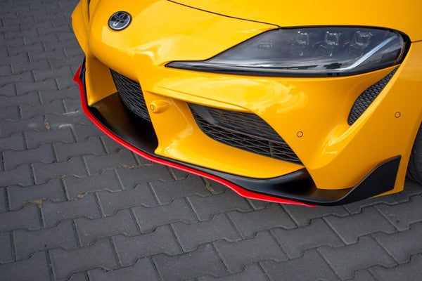 Maxton Front Splitter V.3 Toyota Supra Mk5 - Gloss Black