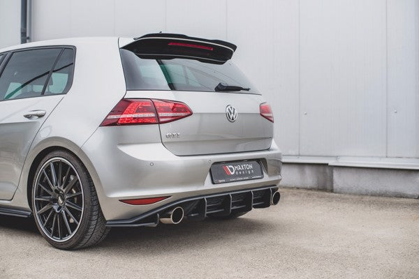 Maxton Racing Durability Rear Diffuser V.1 VW Golf 7 Gti - Black