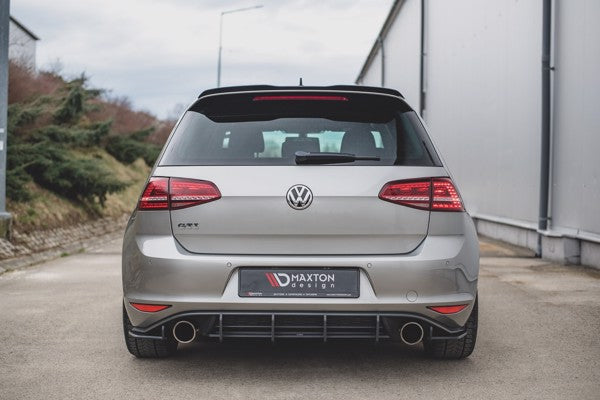 Maxton Racing Durability Rear Diffuser V.1 VW Golf 7 Gti - Black