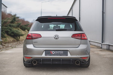 Maxton Racing Durability Rear Diffuser V.1 VW Golf 7 Gti - Black