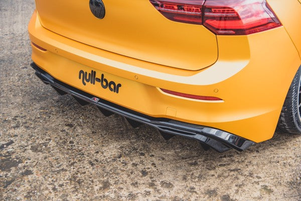 Maxton Rear Valance VW Golf 8 - Gloss Black