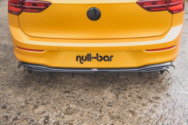 Maxton Rear Valance VW Golf 8 - Gloss Black