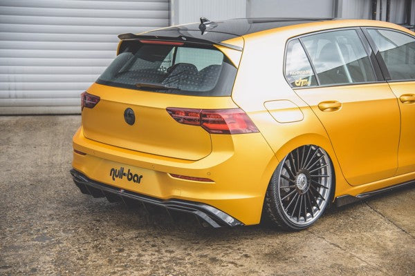 Maxton Rear Valance VW Golf 8 - Gloss Black