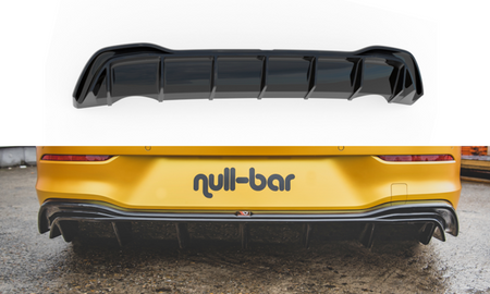 Maxton Rear Valance VW Golf 8 - Gloss Black