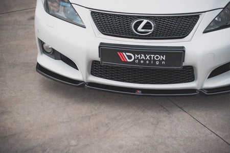 Maxton Front Splitter V.1 Lexus Is F Mk2 - Gloss Black