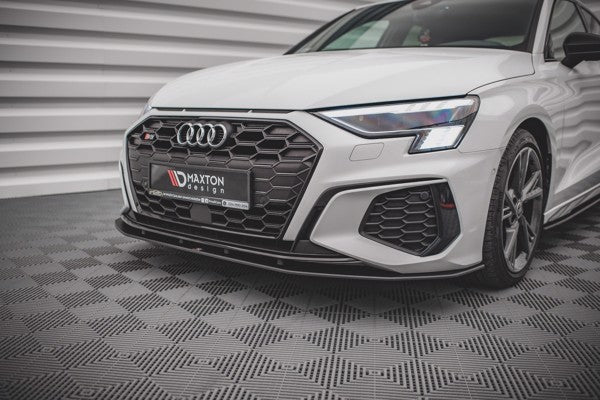 Maxton Street Pro Front Splitter Audi S3 / A3 S-Line 8Y - Black