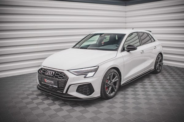 Maxton Street Pro Front Splitter Audi S3 / A3 S-Line 8Y - Black