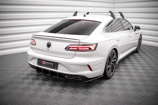Maxton Street Pro Rear Side Splitters Volkswagen Arteon R - Black