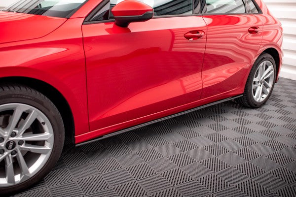 Maxton Street Pro Side Skirts Diffusers Audi A3 8Y - Black