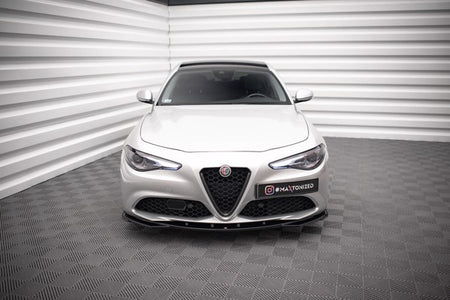 Maxton Front Splitter V.2 Alfa Romeo Giulia Sport - Gloss Black