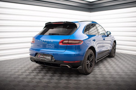 Maxton Rear Side Splitters Porsche Macan Mk1 - Gloss Black