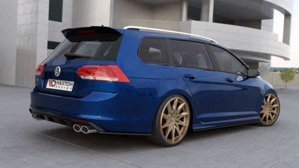 Maxton Spoiler Cap VW Golf 7 / 7 Facelift R / R-Line Estate - Gloss Black