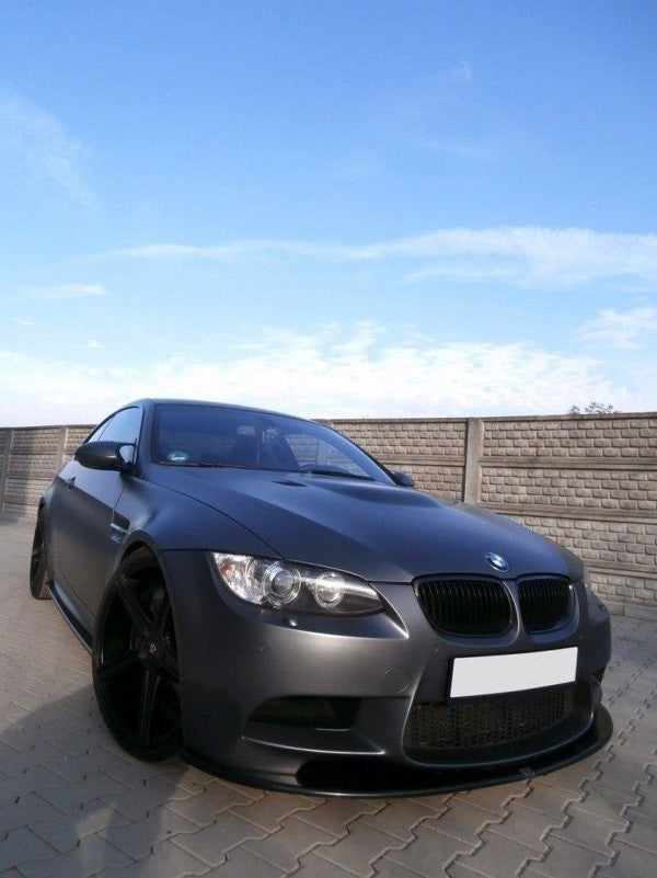 Maxton Front Splitter BMW M3 E92 / E93 (Preface Model) - Gloss Black