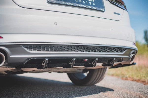 Maxton Rear Valance Audi A5 S-Line F5 Coupe / Sportback - Gloss Black