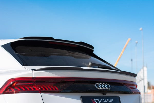Maxton Spoiler Extension V.2 Audi Q8 S-Line - Gloss Black