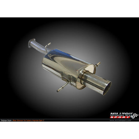 Milltek Cat-back Subaru Impreza 2.0 Turbo WRX and STi