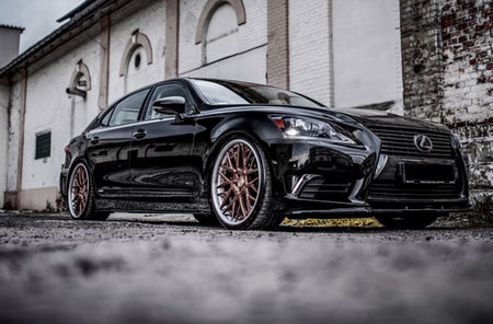 Maxton Side Skirts Diffusers Lexus Ls Long Wheelbase Mk4 Facelift - Gloss Black