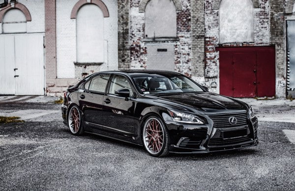 Maxton Side Skirts Diffusers Lexus Ls Long Wheelbase Mk4 Facelift - Gloss Black