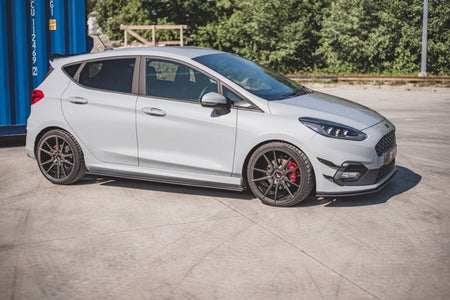 Maxton Racing Durability Side Skirts Diffusers Ford Fiesta Mk8 St / St-Line - Black