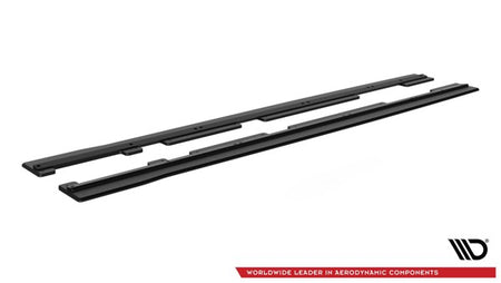 Maxton Racing Durability Side Skirts Diffusers Ford Fiesta Mk8 St / St-Line - Black