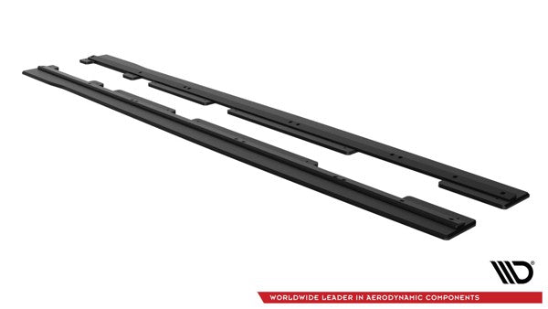 Maxton Racing Durability Side Skirts Diffusers Ford Fiesta Mk8 St / St-Line - Black