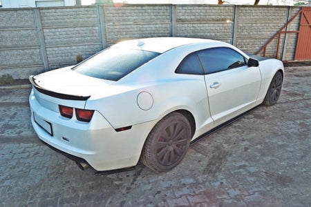 Maxton Rear Side Splitters Chevrolet Camaro V Ss - Us Version (Preface) - Gloss Black