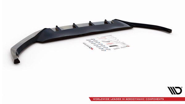 Maxton Front Splitter V.2 Volkswagen Passat B8 Facelift - Gloss Black
