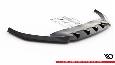 Maxton Front Splitter V.2 Volkswagen Passat B8 Facelift - Gloss Black