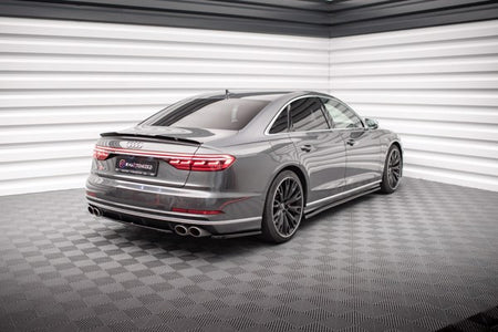 Maxton Central Rear Splitter For Audi S8 D5 - Gloss Black