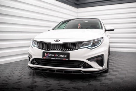 Maxton Front Splitter V.1 Kia Optima Mk4 Facelift - Gloss Black