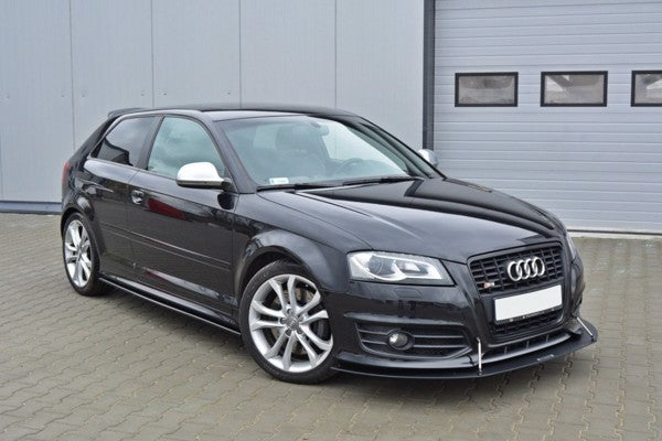 Maxton Side Skirts Diffusers Audi S3 8P / S3 8P Fl / RS3 8P - Gloss Black