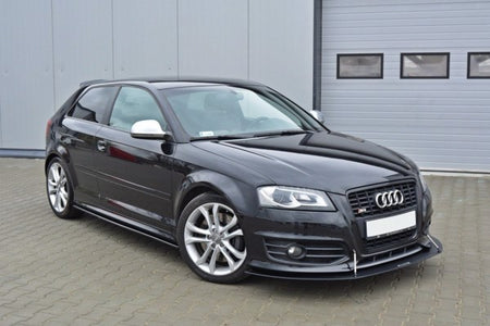 Maxton Side Skirts Diffusers Audi S3 8P / S3 8P Fl / RS3 8P - Gloss Black
