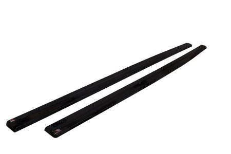 Maxton Side Skirts Diffusers Audi RS5 F5 Coupe - Gloss Black