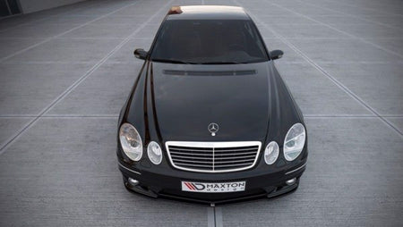 Maxton Front Splitter Mercedes E W211 Amg Facelift - Gloss Black
