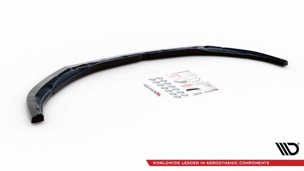 Maxton Front Splitter V.3 Mercedes-Amg C63 Amg Aero Pack C205 Facelift - Gloss Black